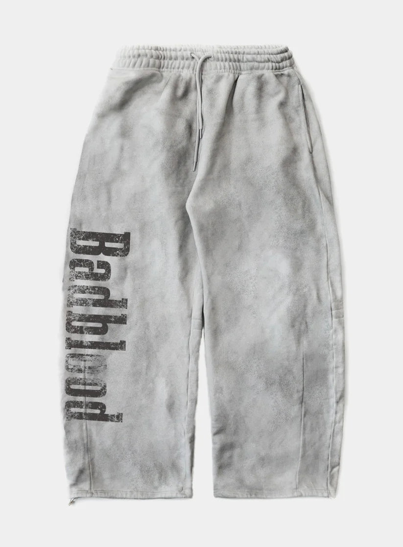 Badblood Sun Faded 2 Jogger - White