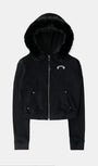 Badblood Cosmo11 Detachable Fur Hooded Zip-Up - Black