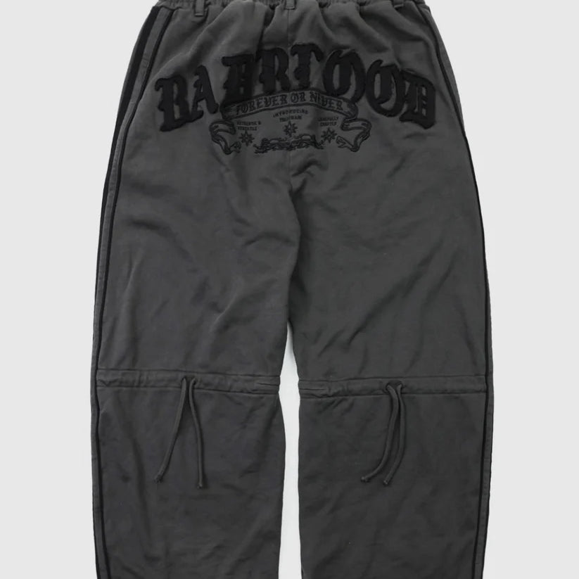 Badblood Billy Washed Jogger - Charcoal