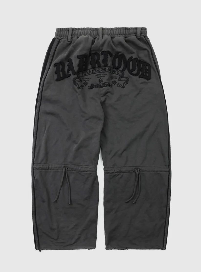 Badblood Billy Washed Jogger - Charcoal