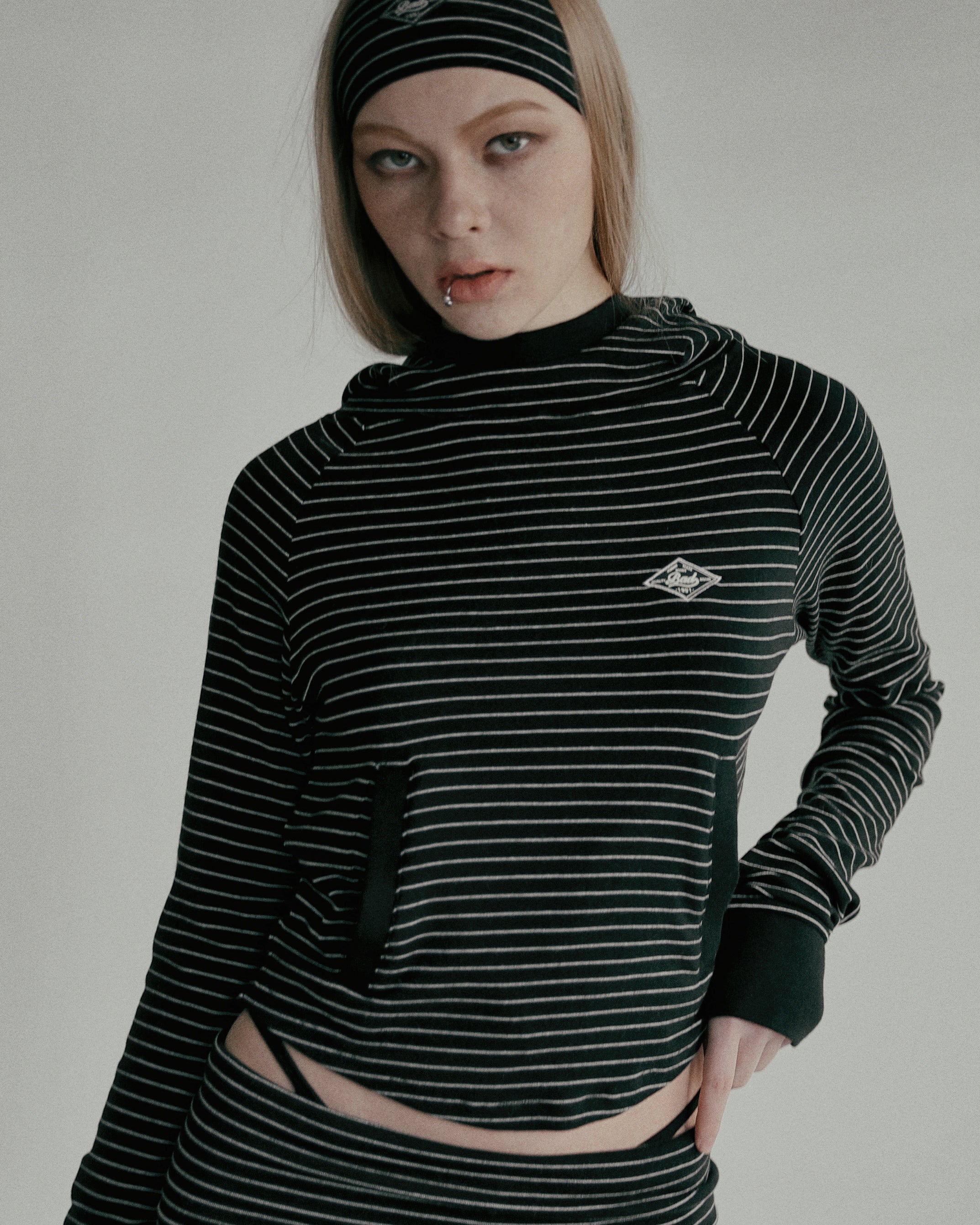Badblood Beyond Soft Hairband Stripe Black