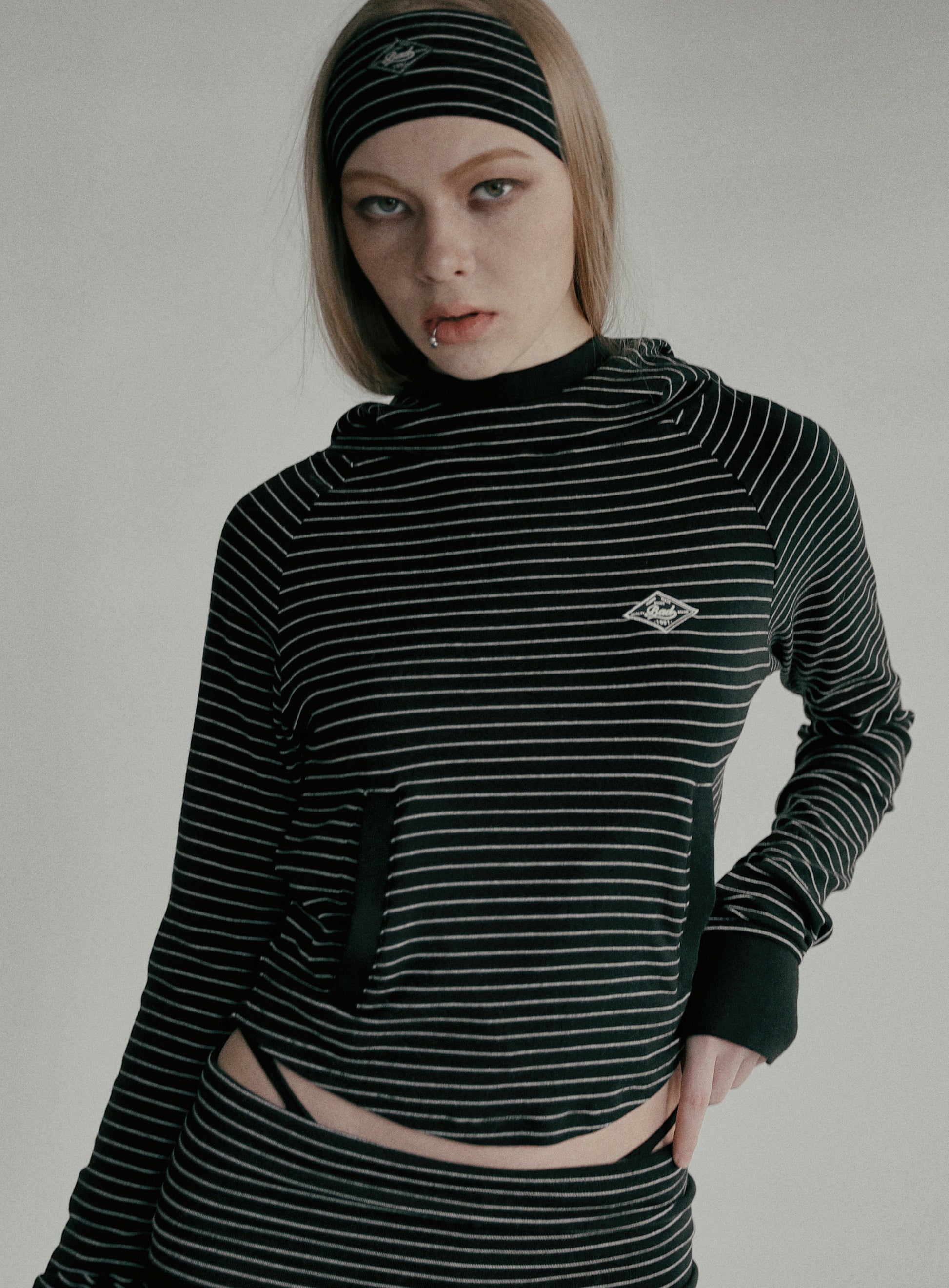 Badblood Beyond Soft Hairband Stripe Black