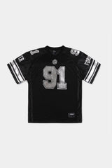 Badblood Football Club Short Sleeve Large Fit Black