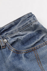 Badblood Duncan Denim Pants Relaxed Fit - Blue/Black