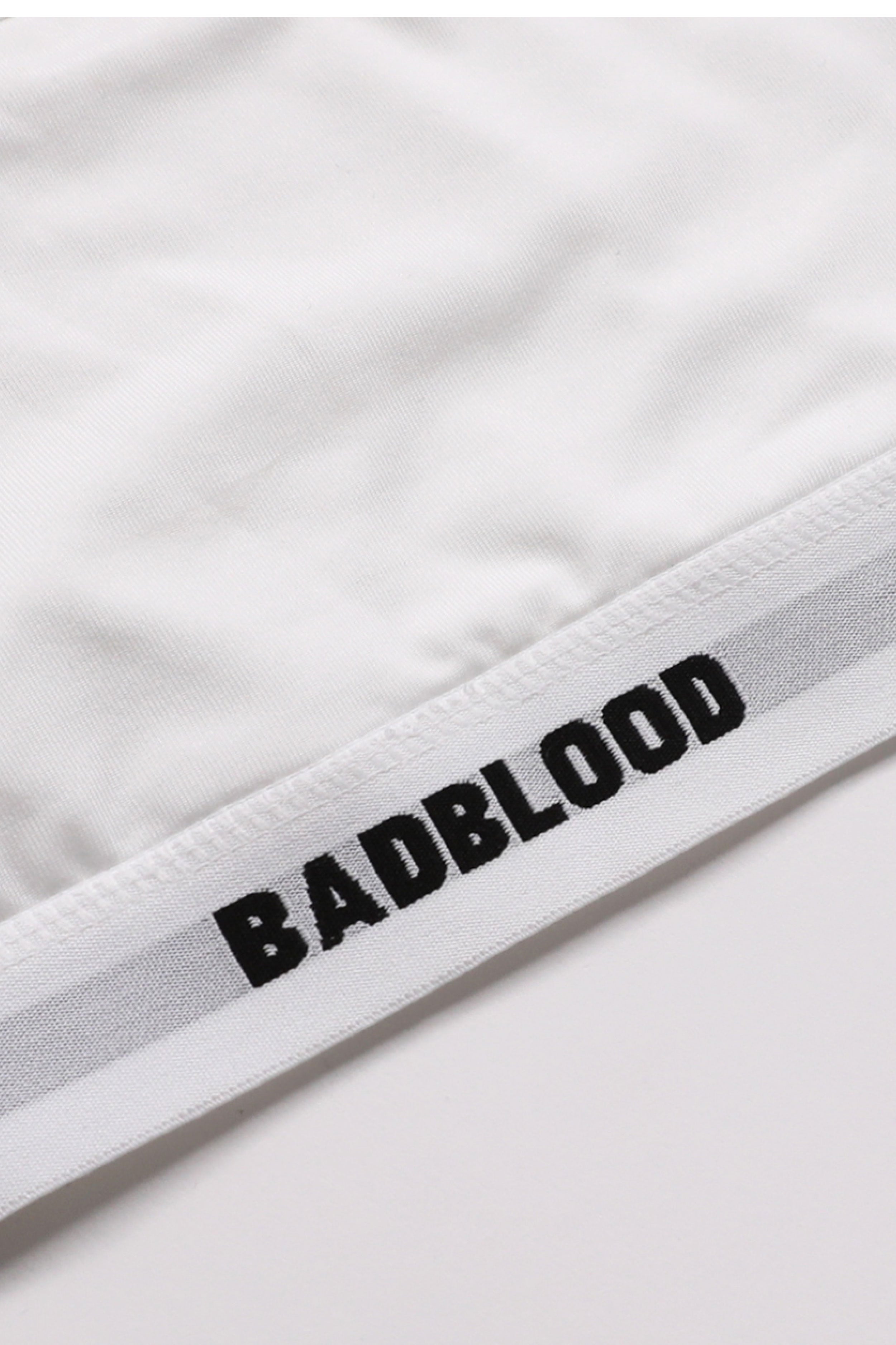 Badblood 小號標誌抹胸胸罩 白色