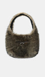 Badblood  Viper Fur Shoulder Bag - Coyote