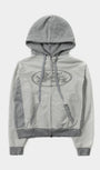 Badblood Mystic Capsule Hooded Zip-Up - Inside Out Gray