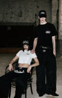Badblood Mystic 1/2 Print T-Shirt Slim Fit Black