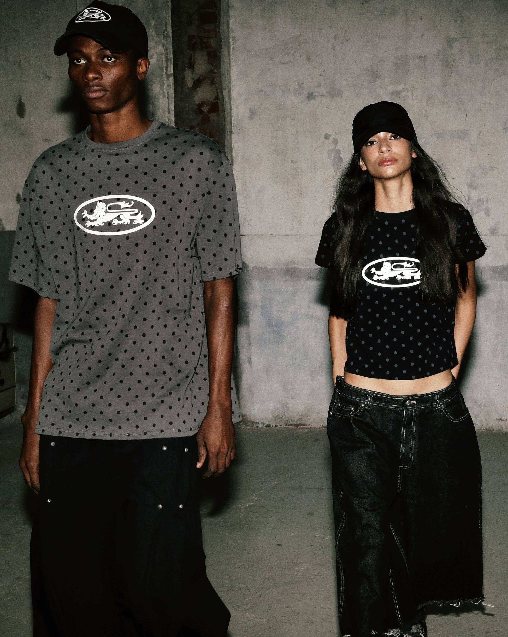 Badblood Mystic Basic T-Shirt - Charcoal Dot