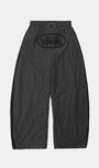 Badblood Dark Billy Nylon Curved Track Pants - Charcoal Brown