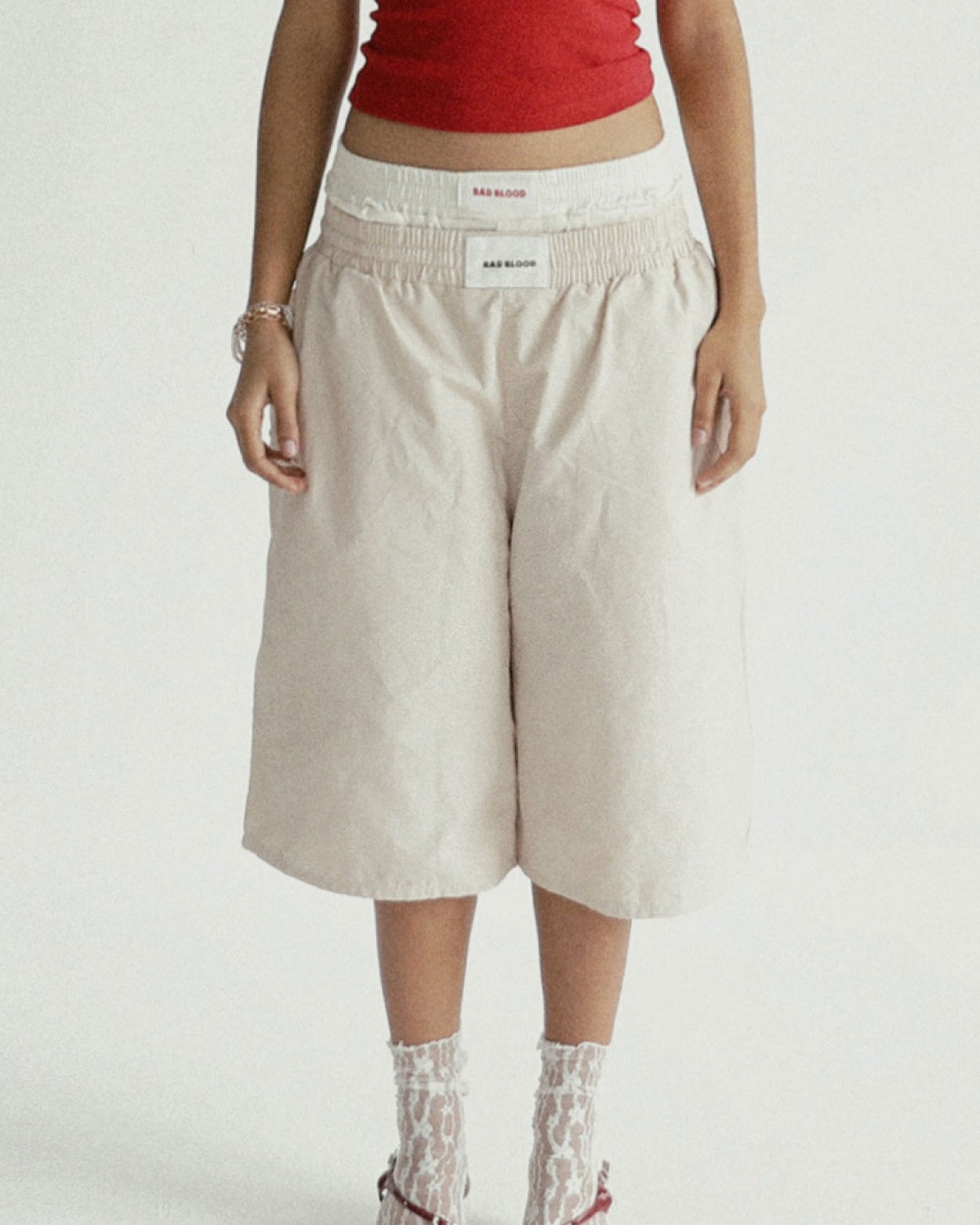 Badblood AJ Easy Bermuda Pants Sand