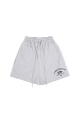 Badblood Classic Logo Heavyweight Lounge Shorts Gray
