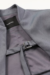 Badblood Twill Suit Bolero Charcoal