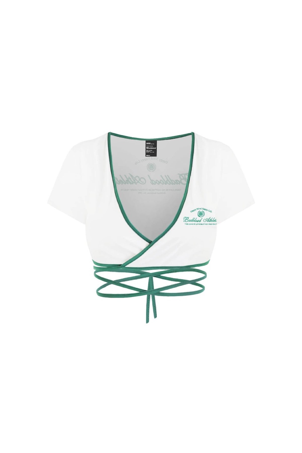 Badblood Laurel Classic Aqua Lab Top White