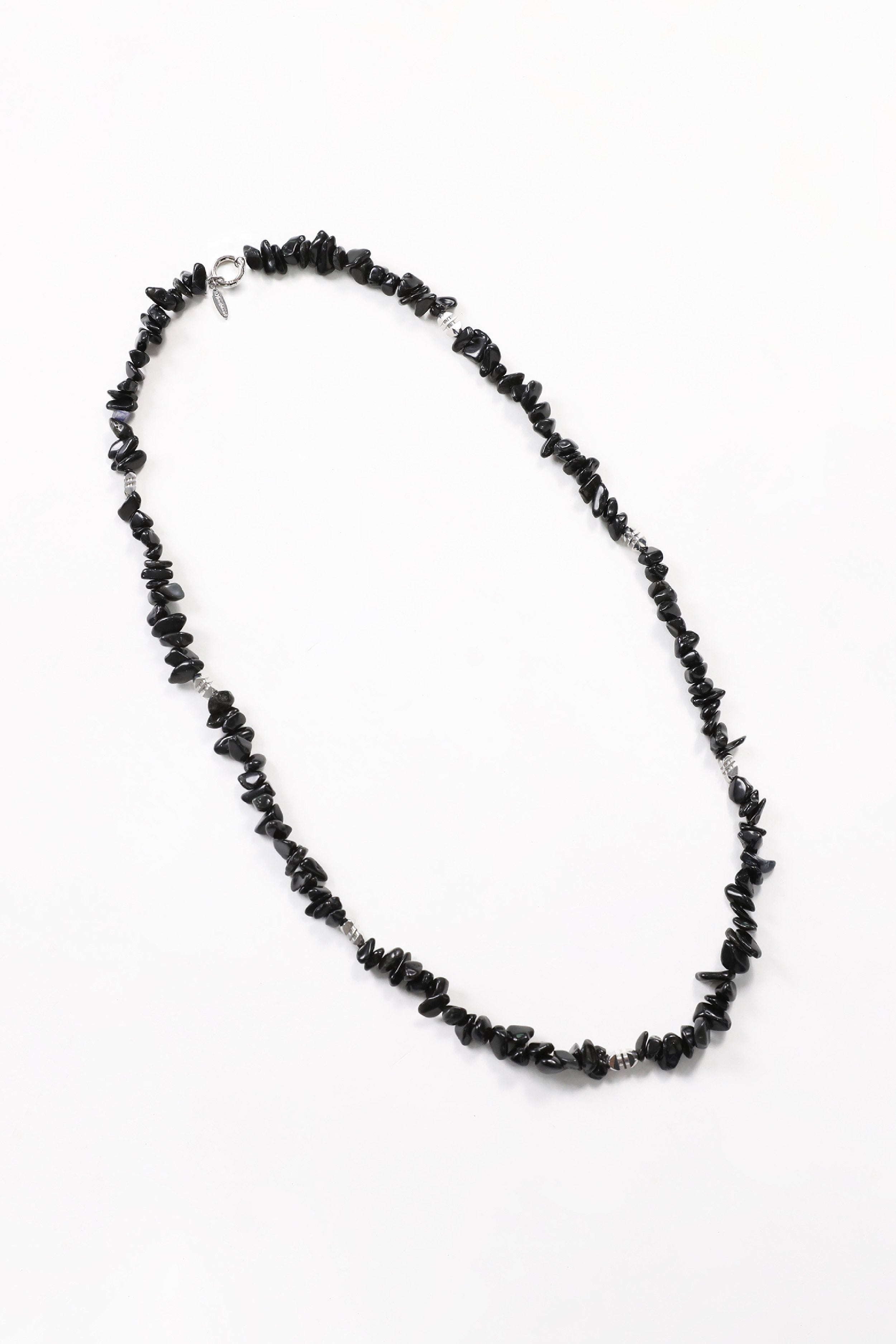 Badblood Spinel Beaded Necklace Black