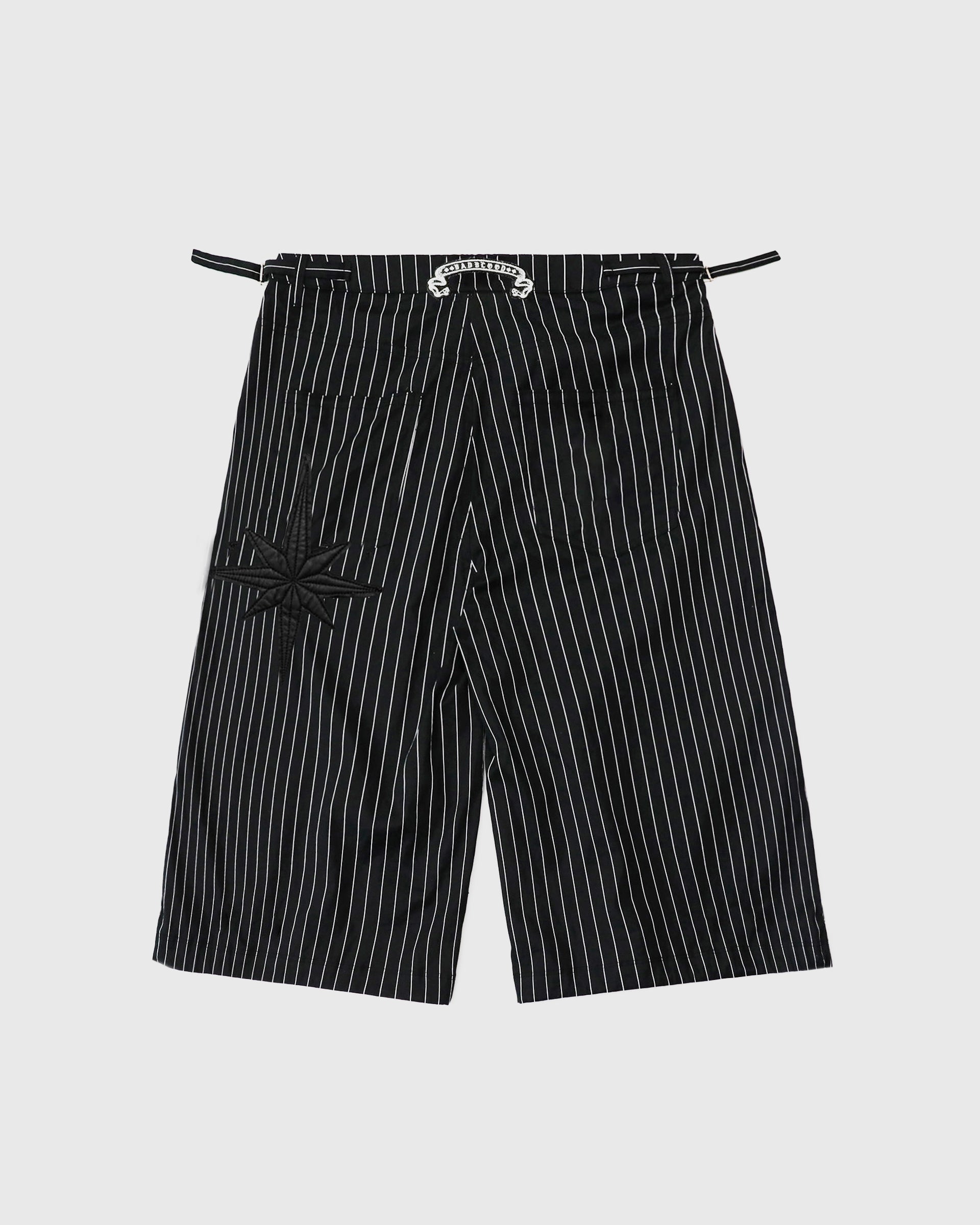 Badblood Cosmo Graphic Bermuda Pants Black/Striped