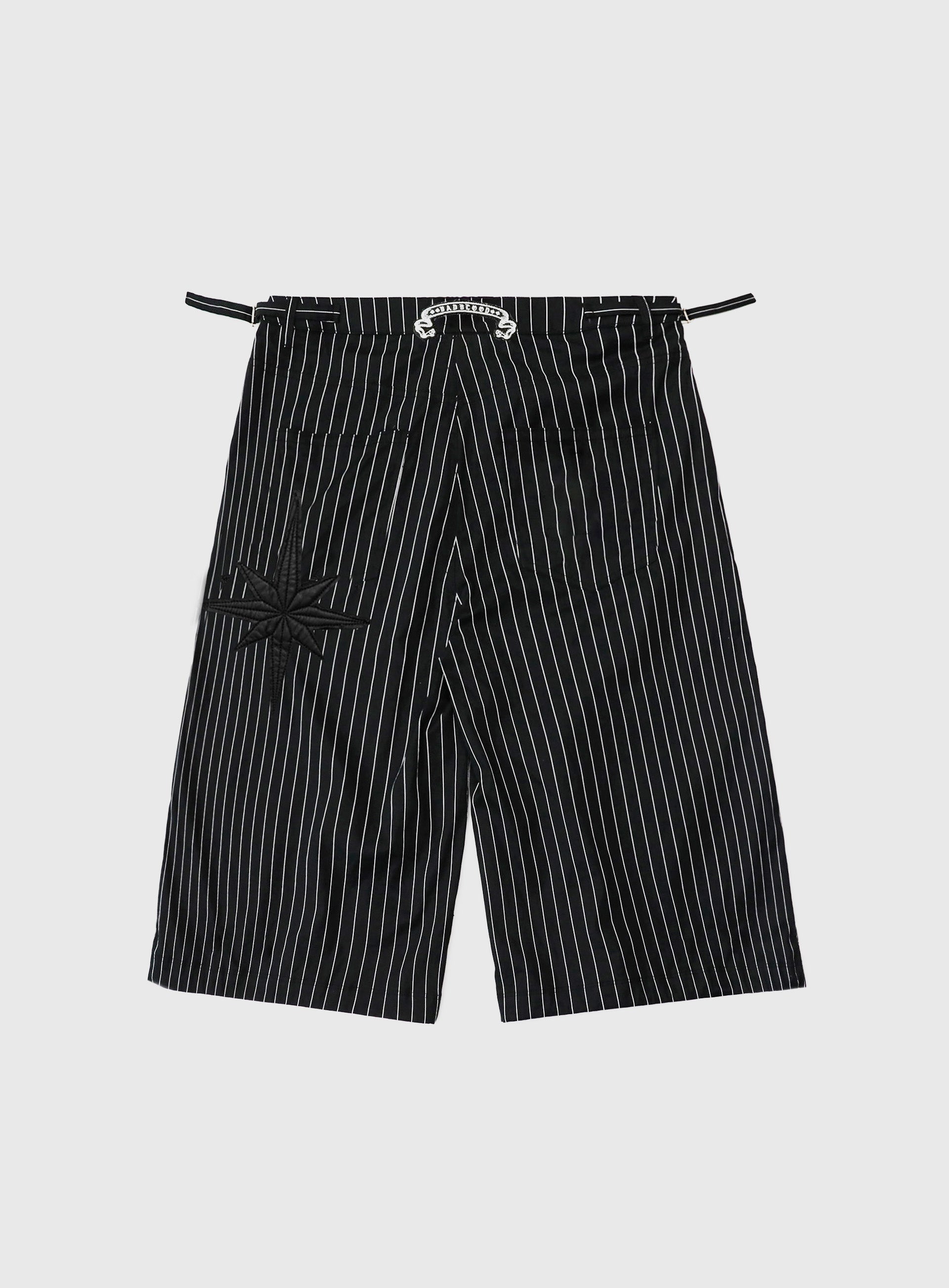 Badblood Cosmo Graphic Bermuda Pants Black/Striped