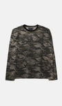 Badblood Cosmo Bad Patch Ringer Long Sleeve - Green Camo
