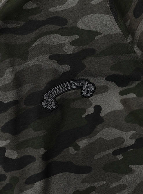 Badblood Viper Logo T-Shirt - Green Camo