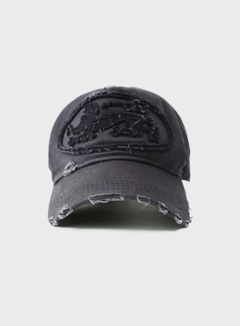 Badblood Mystic Big Patch Ball Cap - Dusty Charcoal