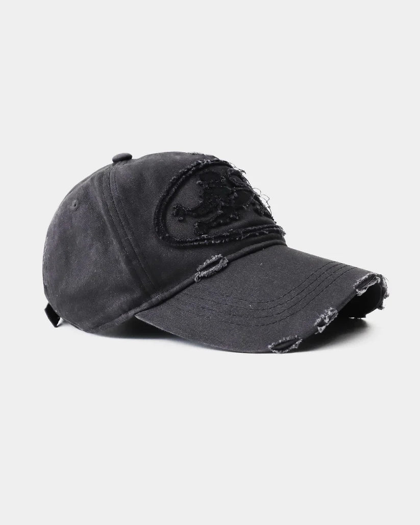 Badblood Mystic Big Patch Ball Cap - Dusty Charcoal