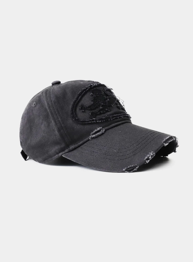 Badblood Mystic Big Patch Ball Cap - Dusty Charcoal
