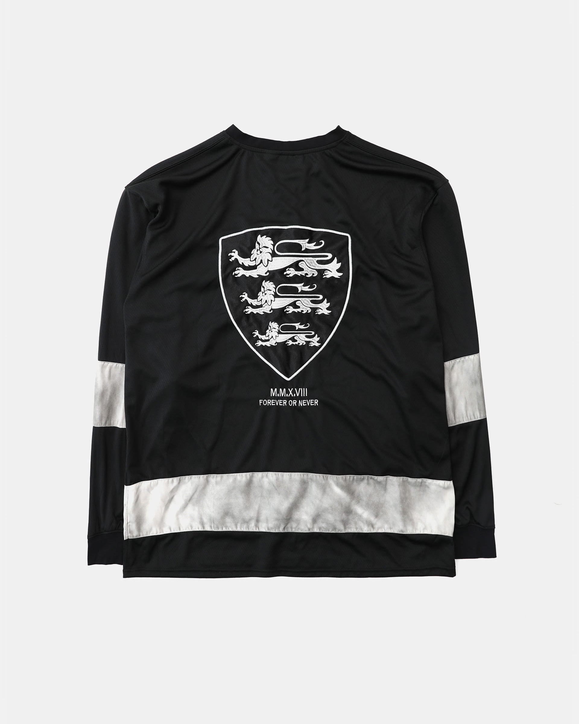 Badblood Shield M Contrast V-Neck Jersey Long Sleeve Black
