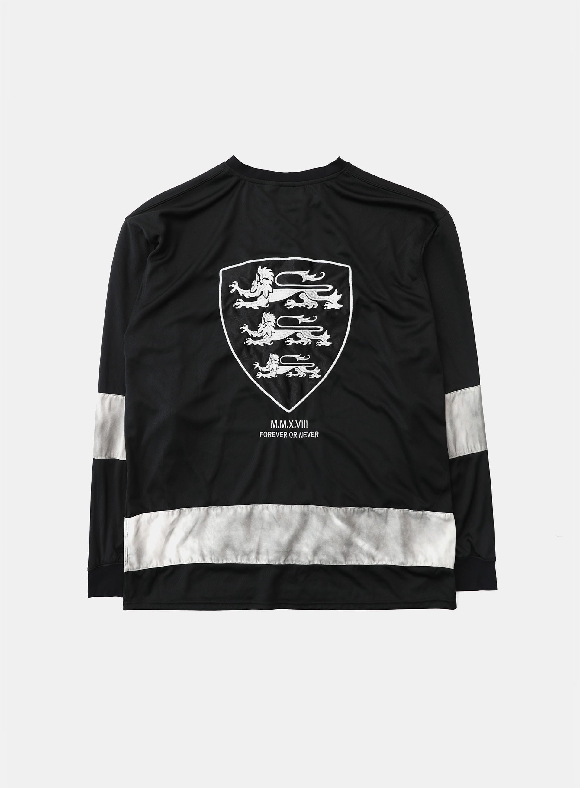 Badblood Shield M Contrast V-Neck Jersey Long Sleeve Black