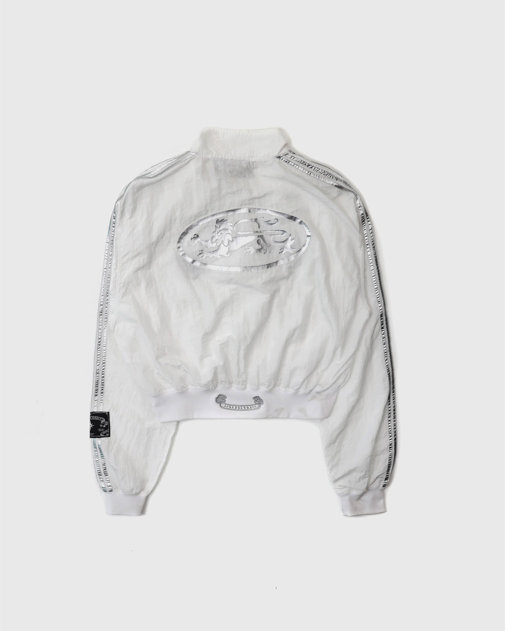 Badblood Dark Billy Nylon Track Jacket White