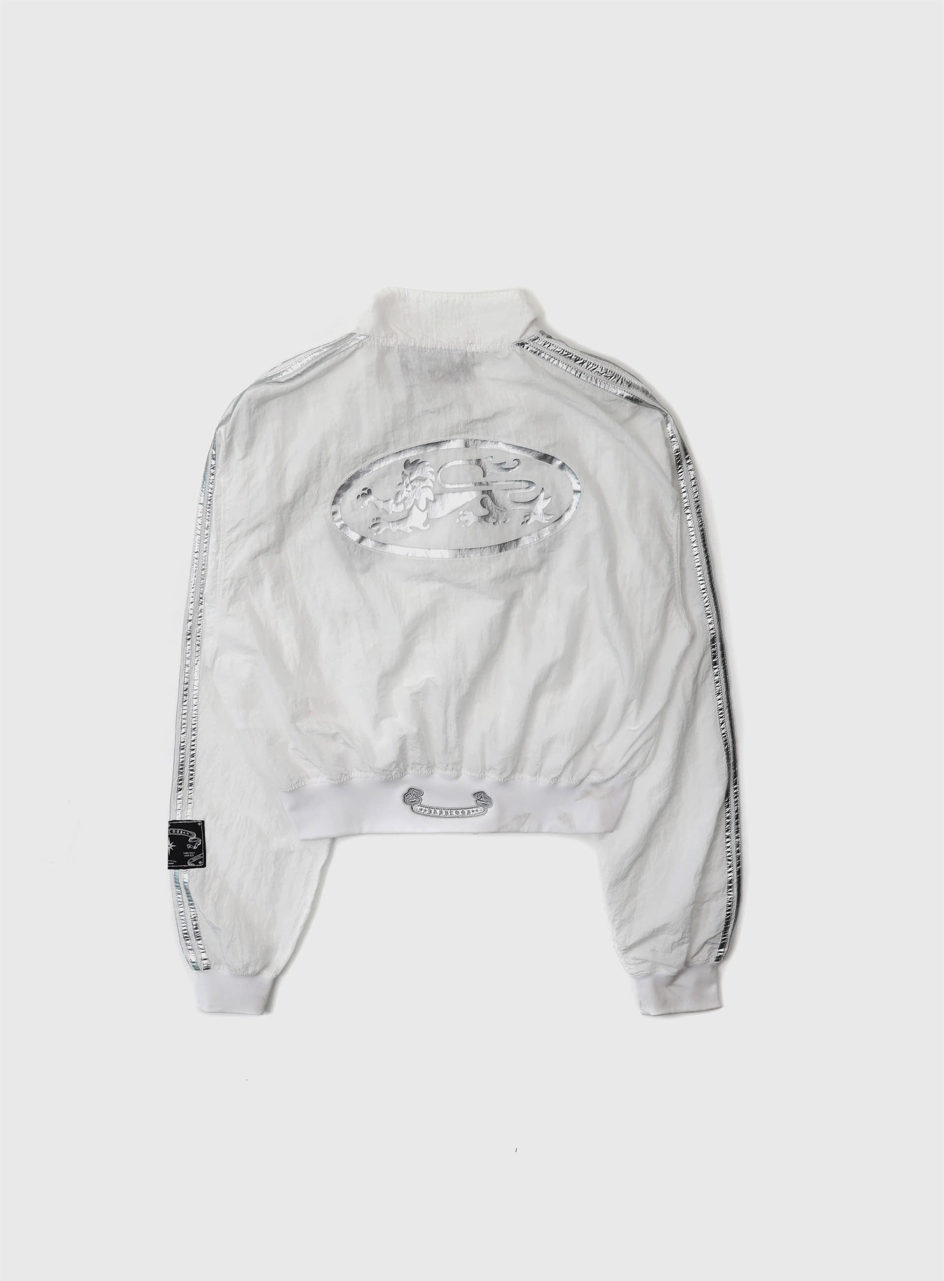 Badblood Dark Billy Nylon Track Jacket White