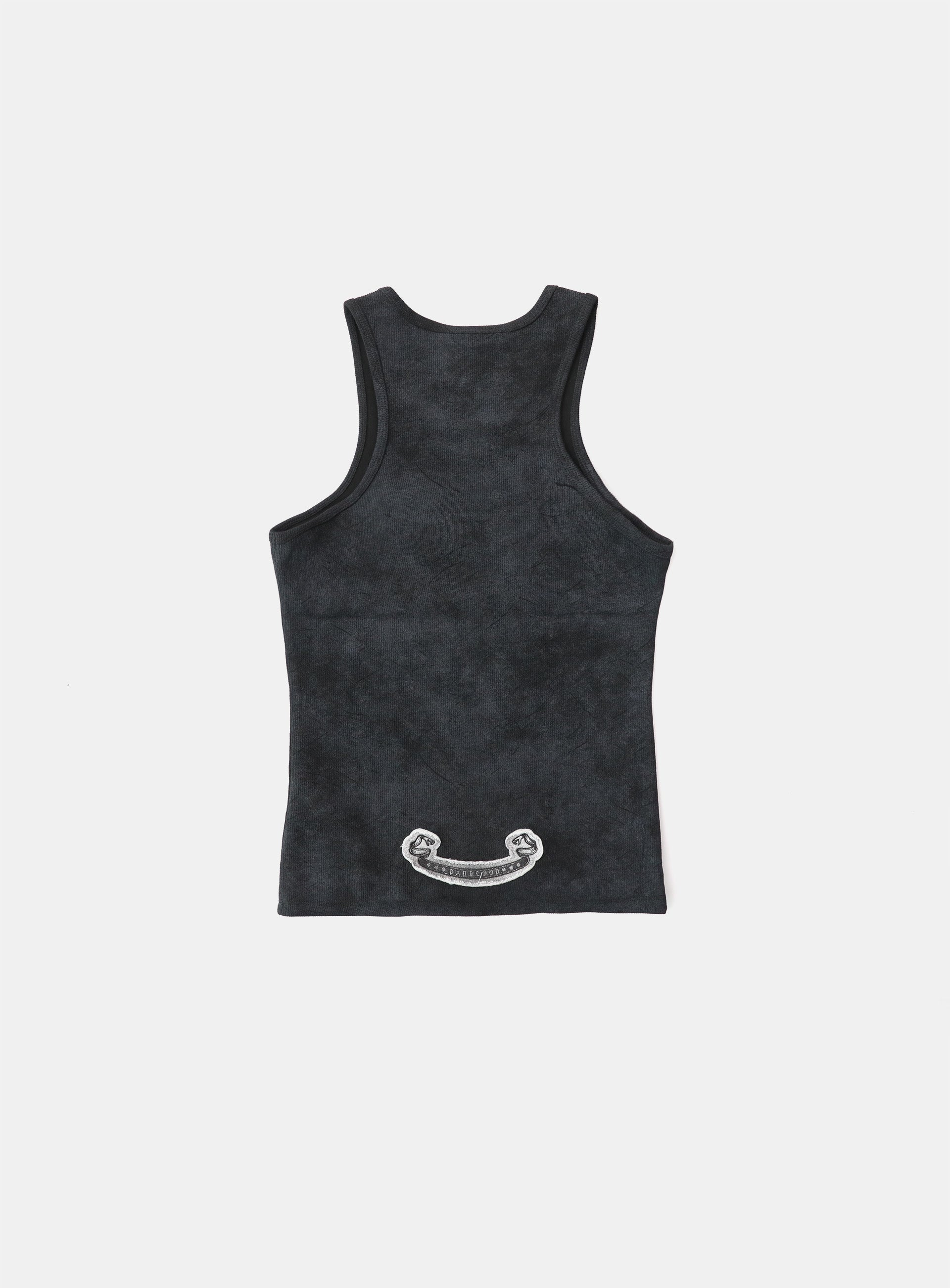 Badblood Lion Patch Tank - Washed Black