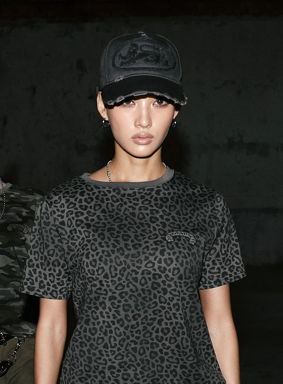 Badblood Mystic Big Patch Ball Cap - Dusty Charcoal