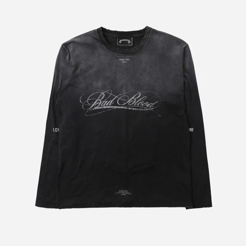 Badblood Dark Classic Long Sleeve - Dusty Black