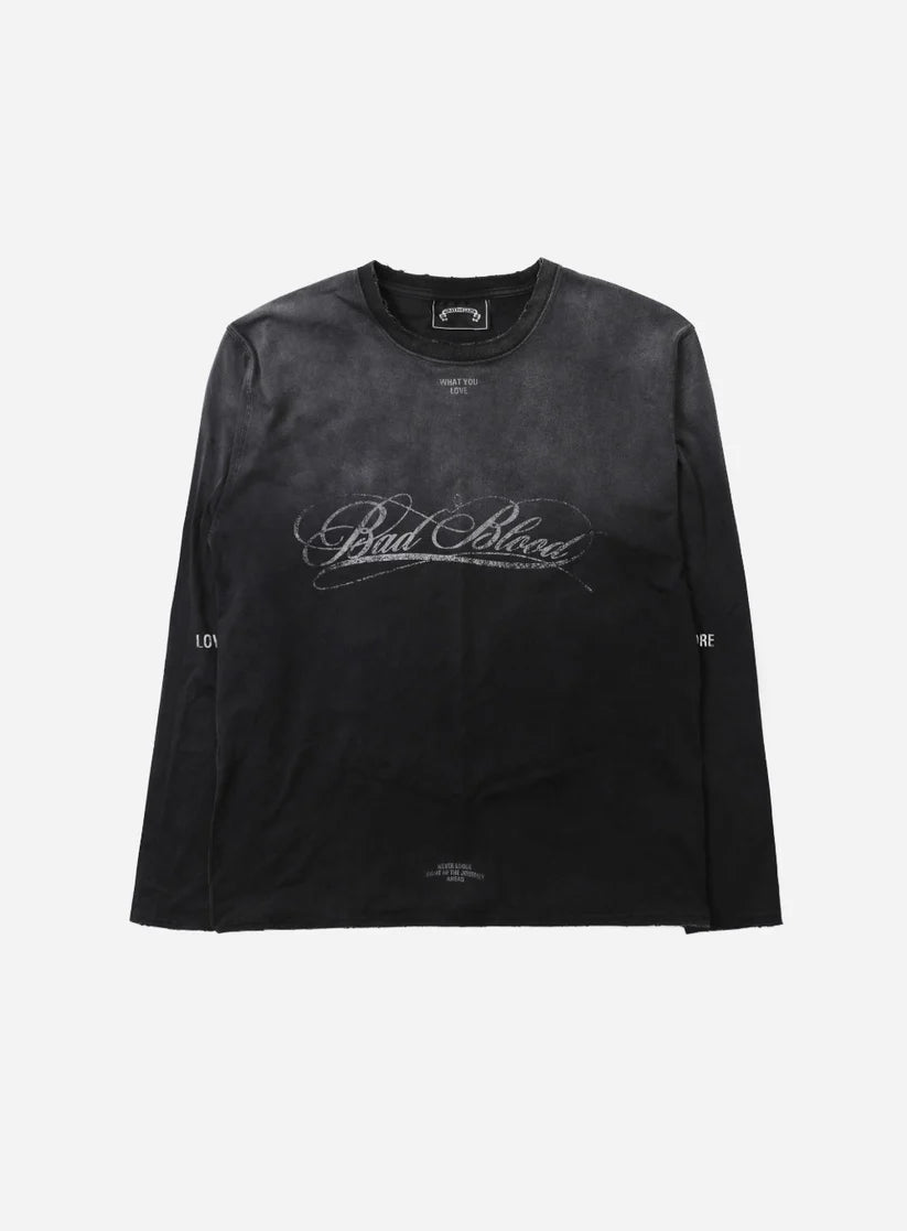 Badblood Dark Classic Long Sleeve - Dusty Black