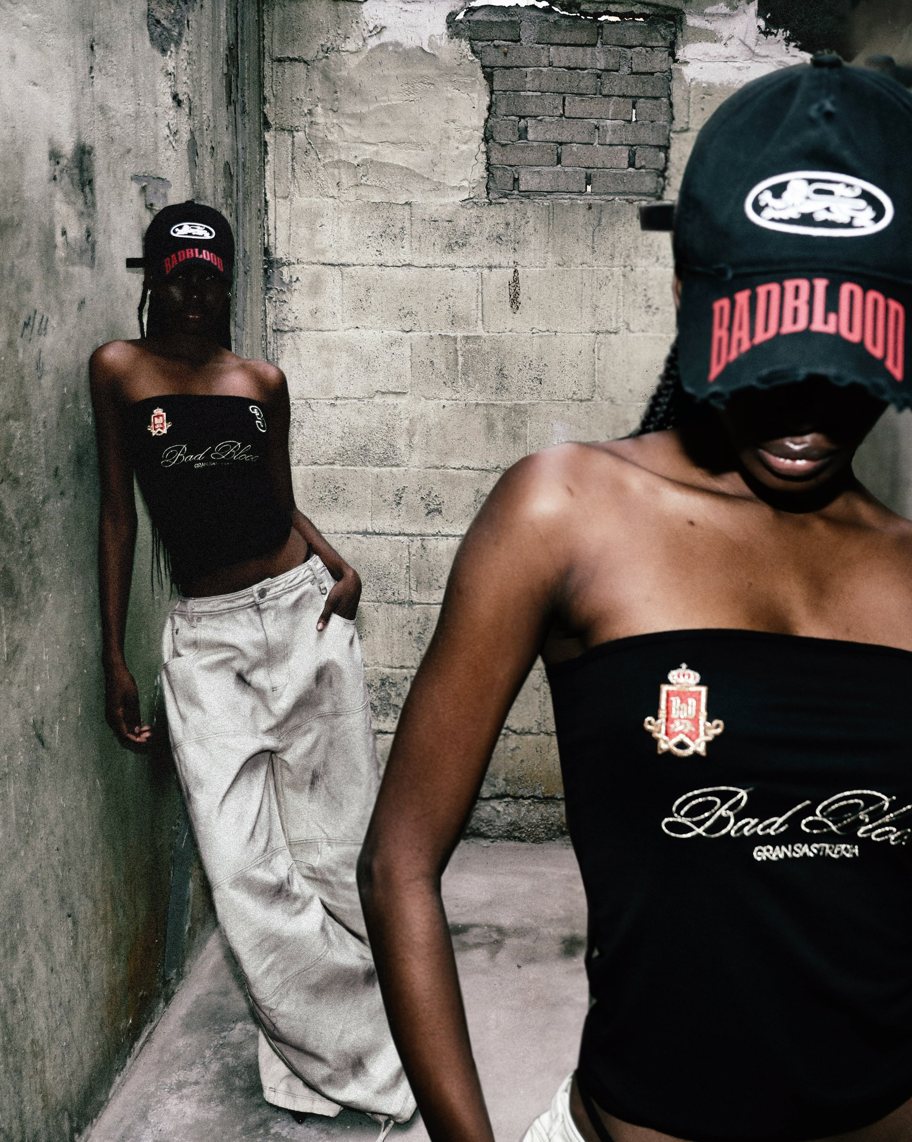Badblood Classic Logo Tube Top - Black