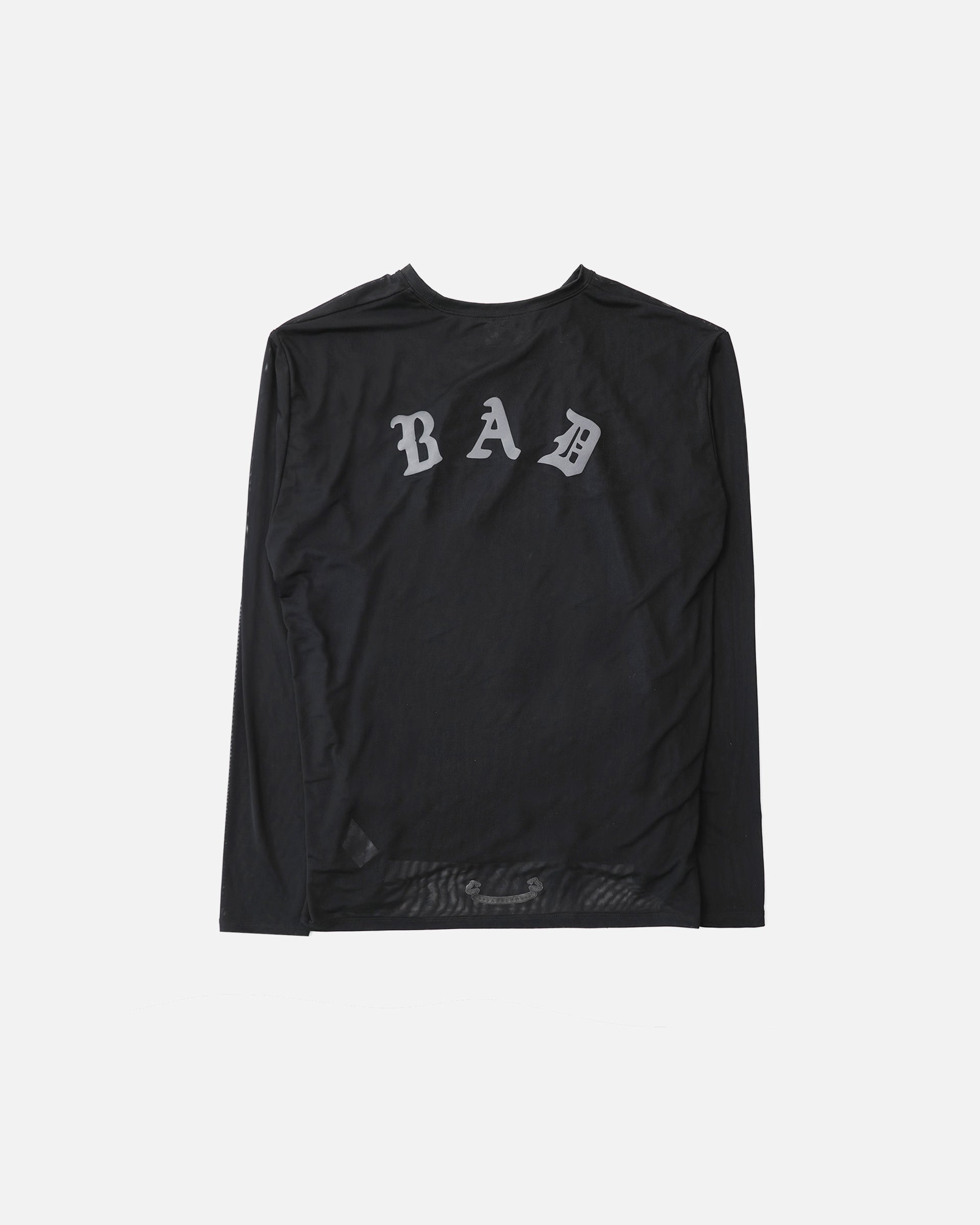 Badblood Mystic Logo Reflective Long Sleeve Black