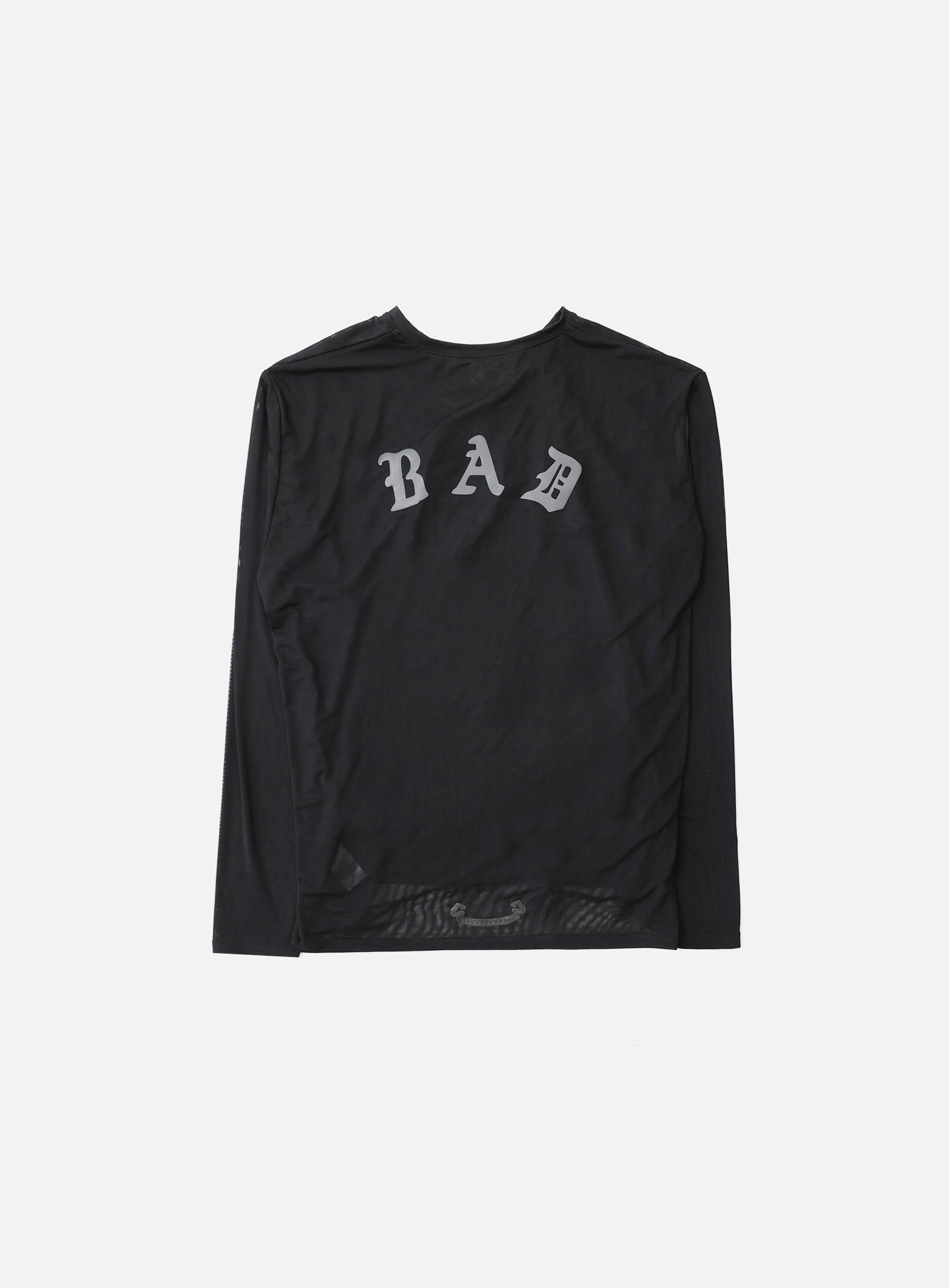 Badblood Mystic Logo Reflective Long Sleeve Black