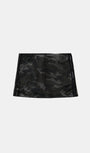 Badblood Vintage Club Skirt - Black Camo