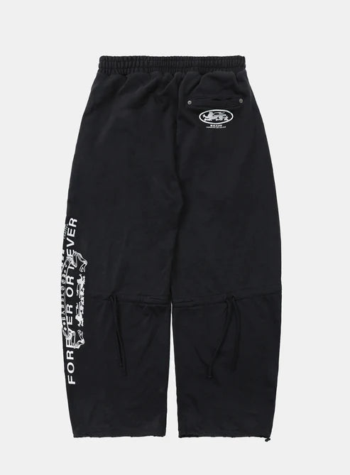 Badblood  Viper Logo 2-Way Curved Jogger Trousers - Black