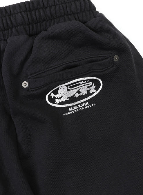 Badblood  Viper Logo 2-Way Curved Jogger Trousers - Black