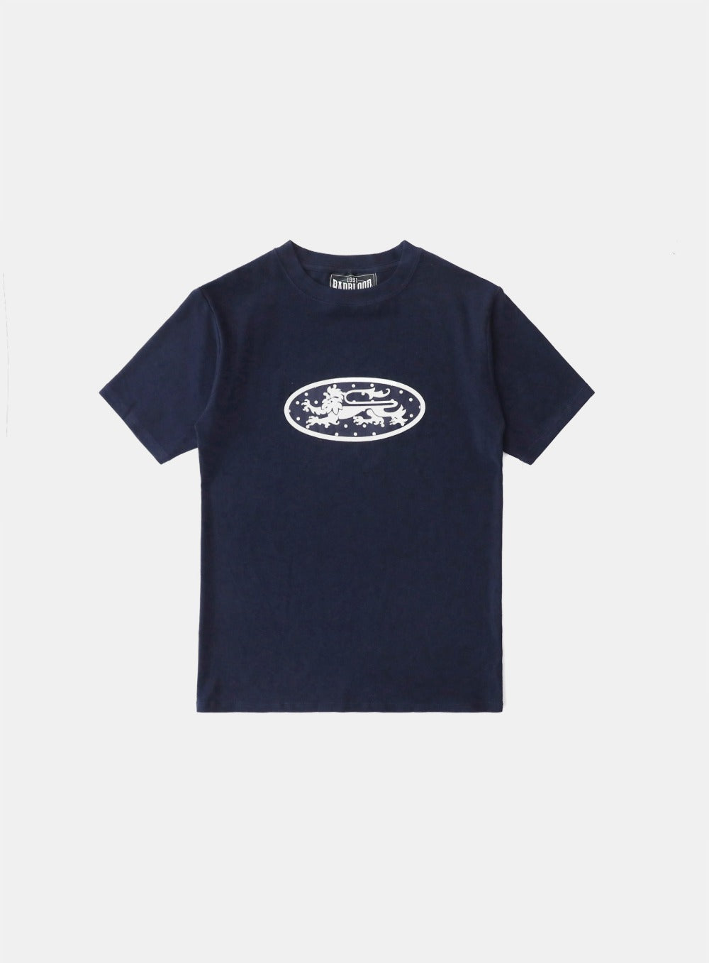 Badblood Mystic Dot Logo Jersey T-Shirt Navy