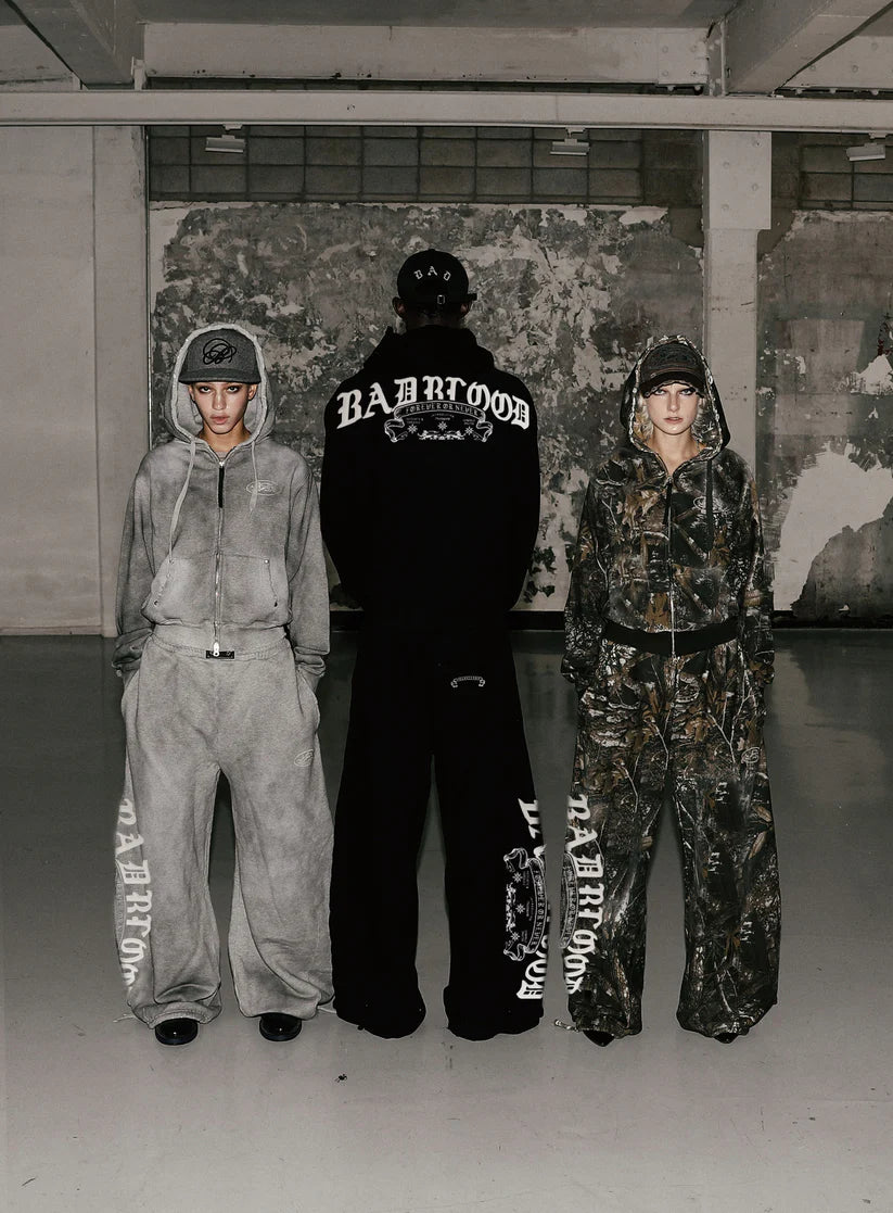 Badblood Mystic Capsule 2-Way Curved Jogger Trousers - Dark Real Tree