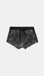 Badblood Vintage Club Boy Shorts - Check Brown