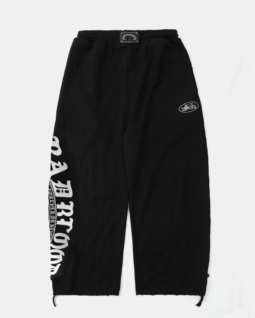 Badblood  Mystic Capsule 2-Way Curved Jogger Trousers - Black/White