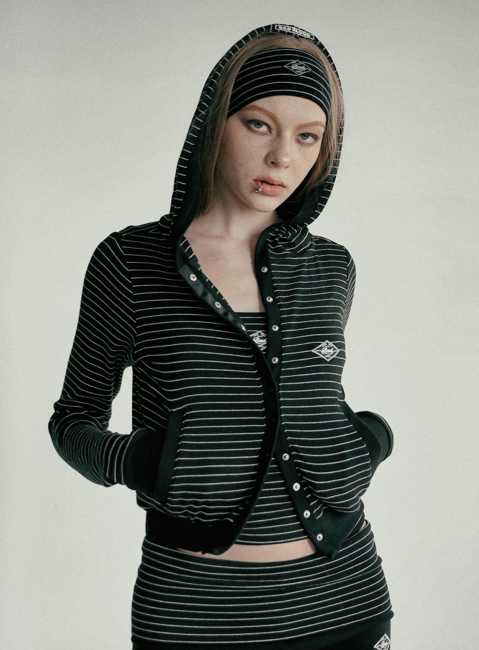 Badblood Beyond Soft Hairband Stripe Black