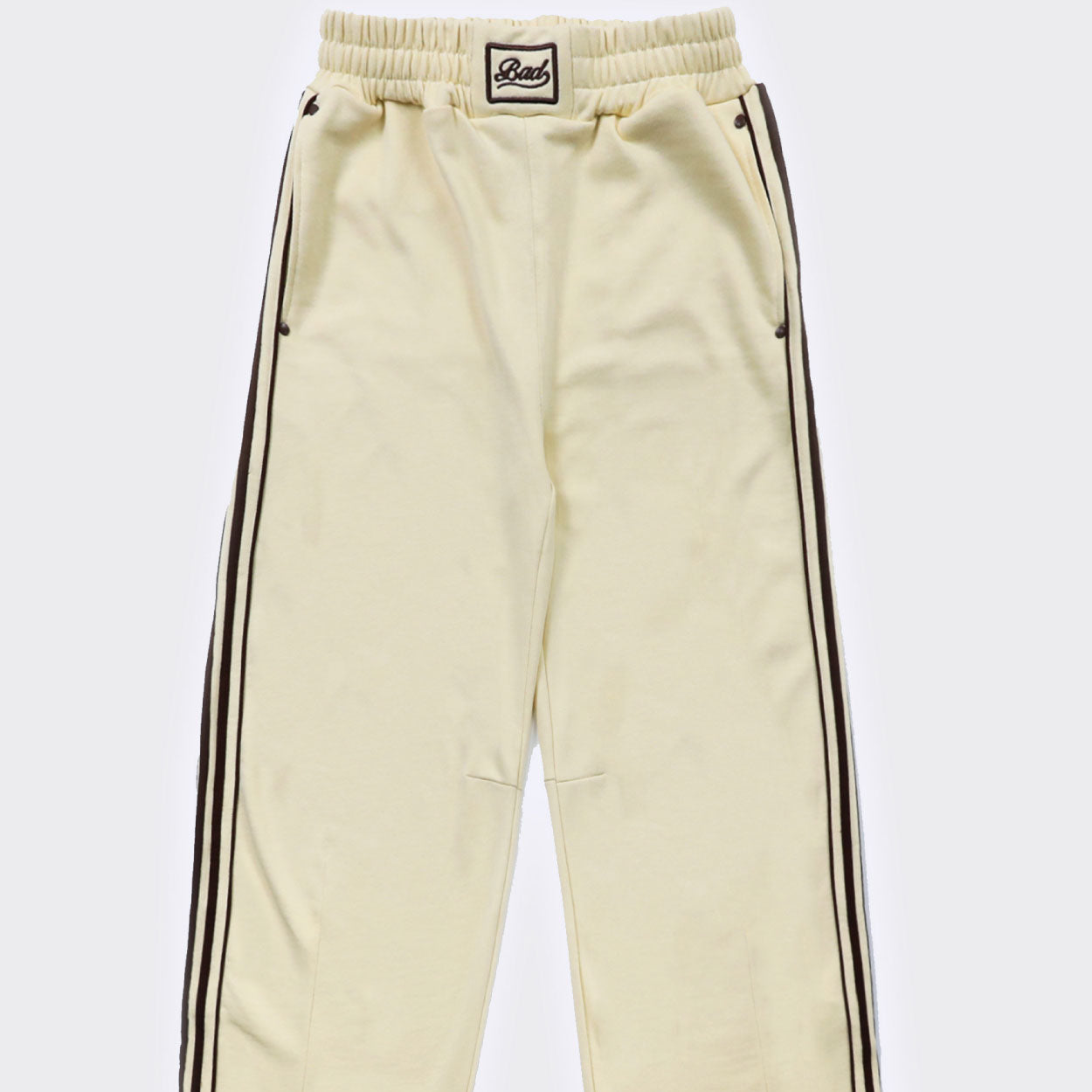 Badblood Billy 2 Way Curved Jogger Trousers Banana Milk