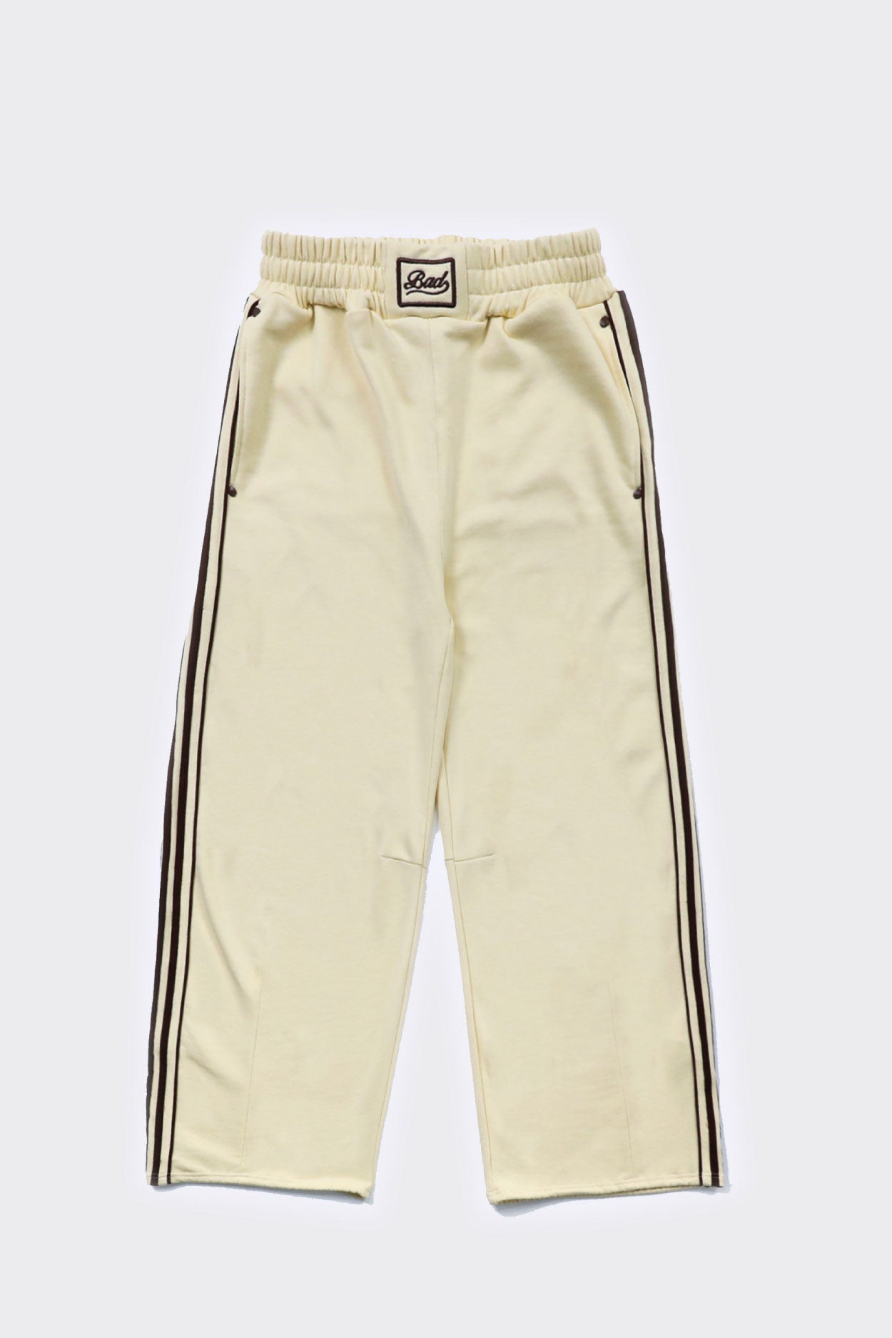 Badblood Billy 2 Way Curved Jogger Trousers Banana Milk