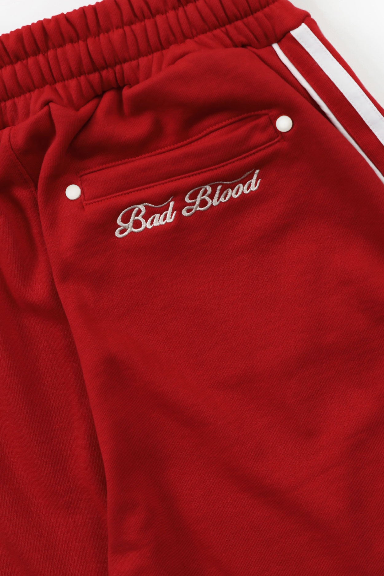 Badblood Billy 2 Way Curved Jogger Trousers Red