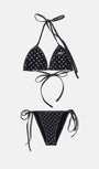 Badblood Splash Dot Bikini Set - Navy