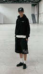 Badblood Classic Logo Bermuda Pants - Black